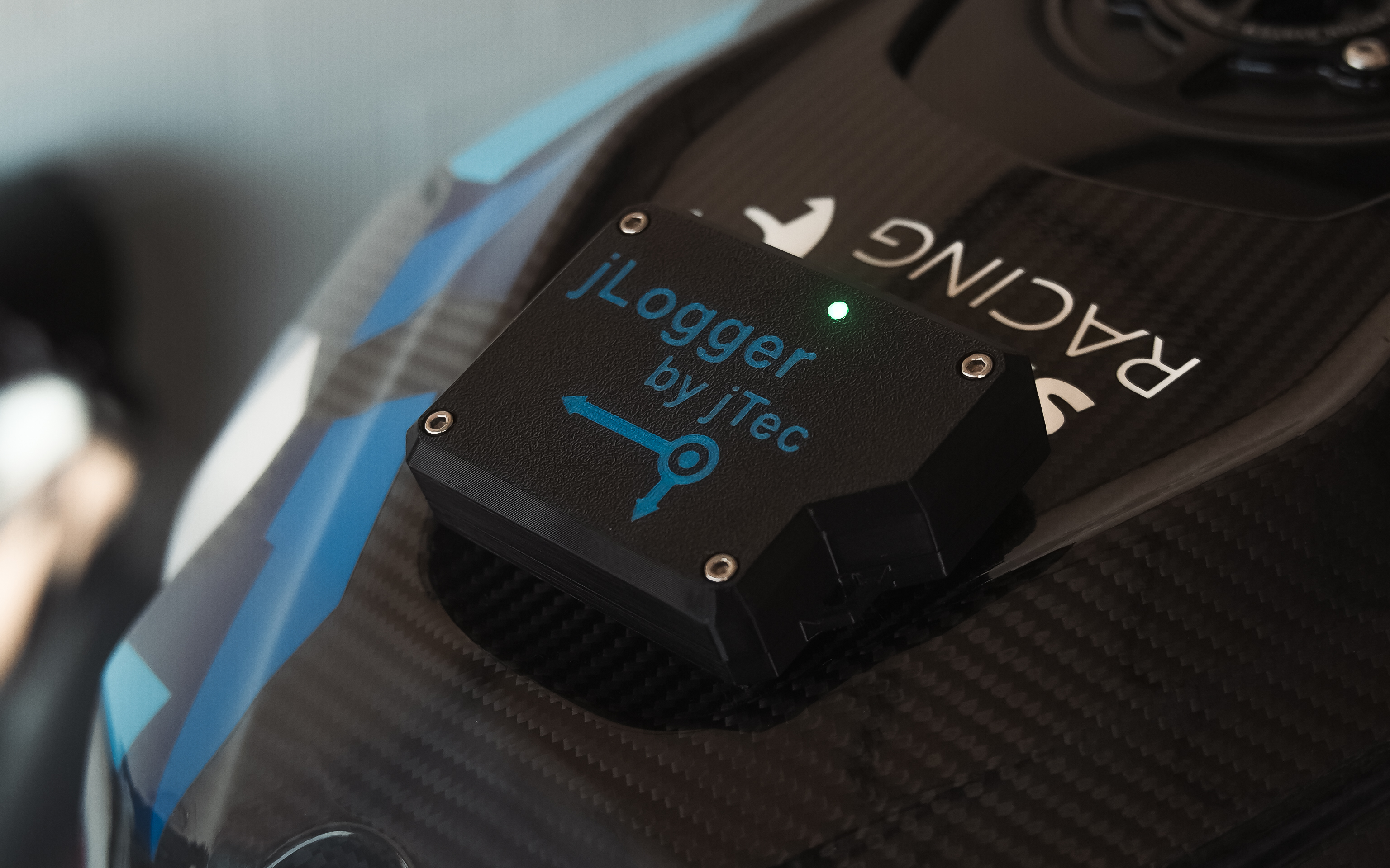 Am Motorrad montierter jLogger