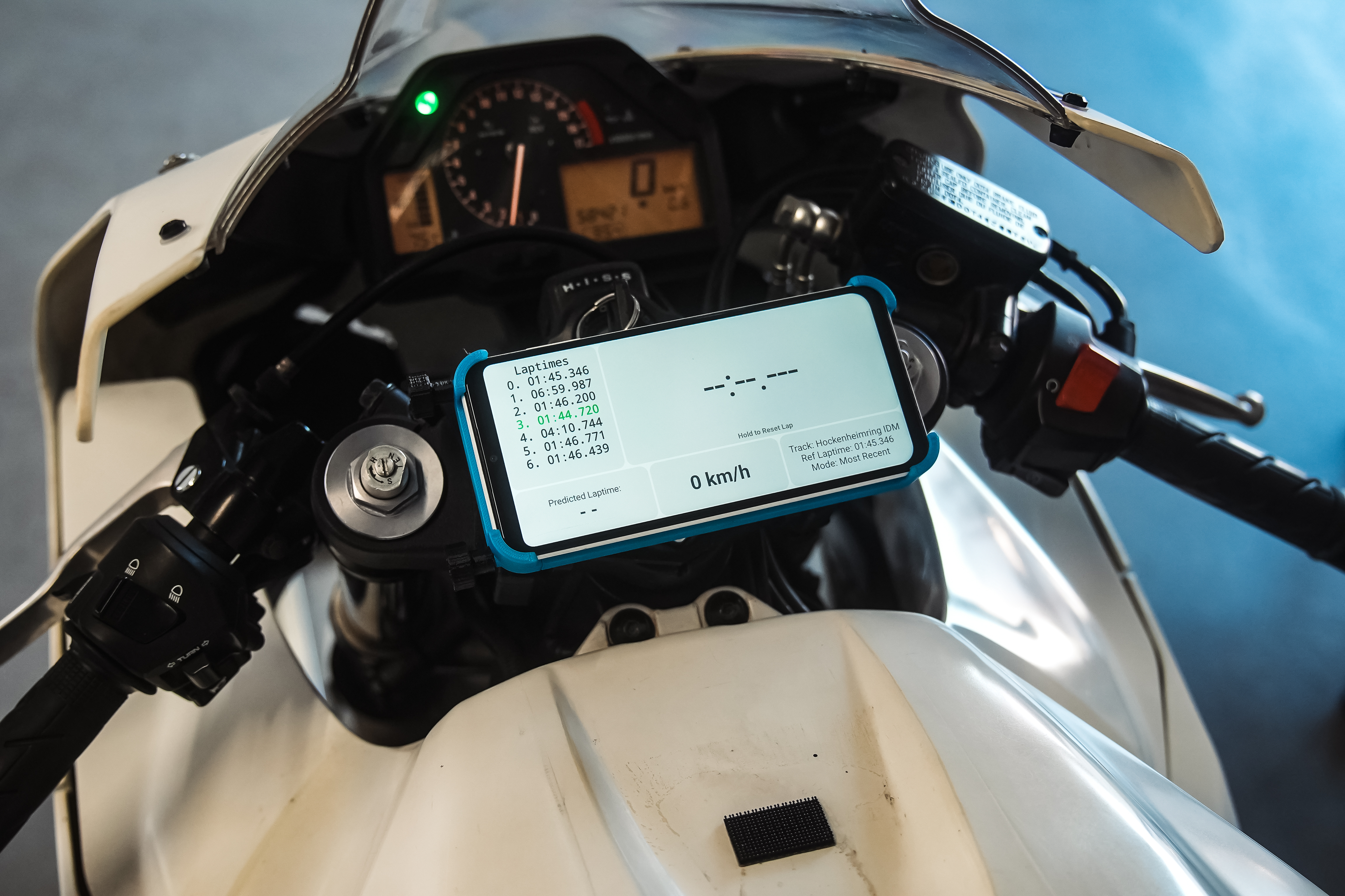 jRaceTracker mit einem Handy als Tracking-Gerät