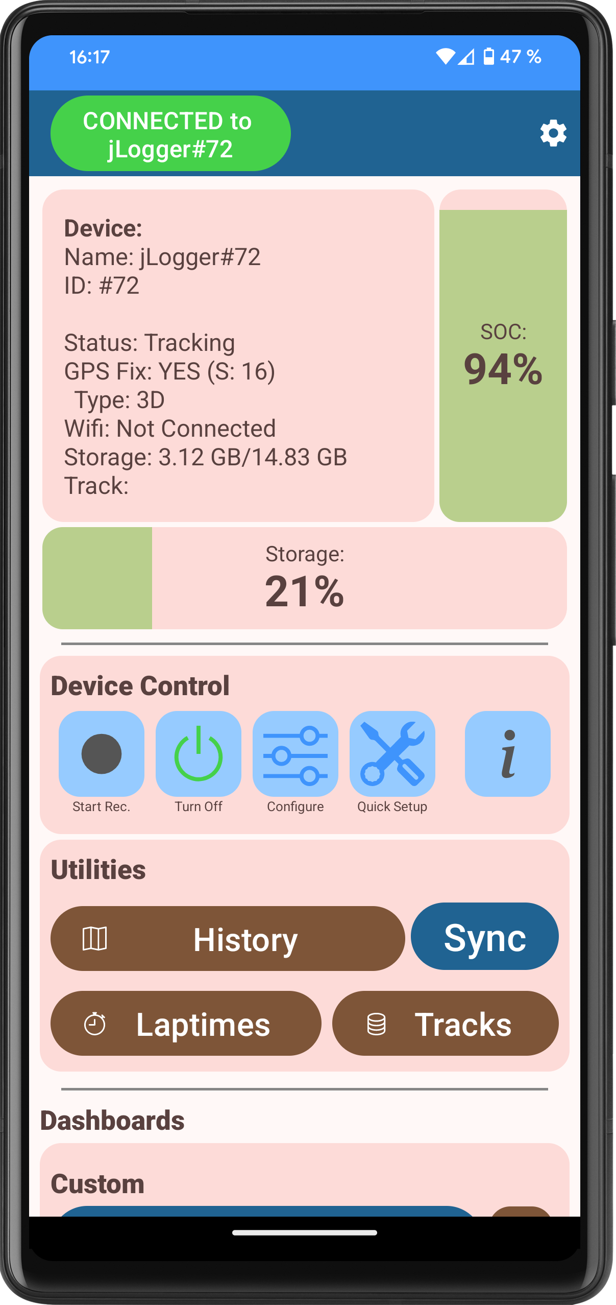 Using jLogger