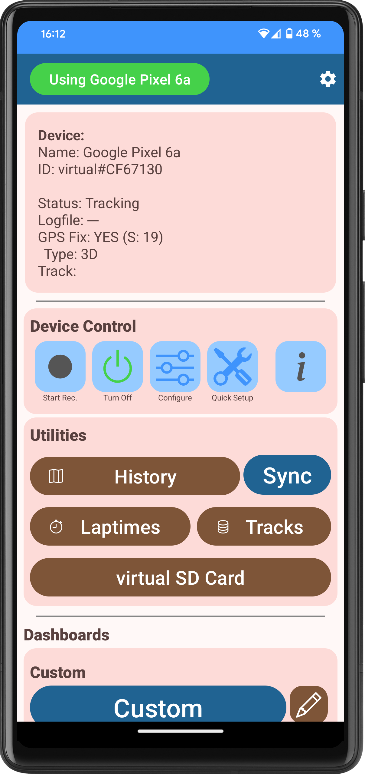 Using Phone as Tracker